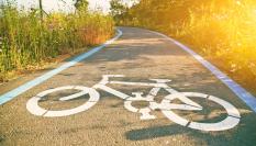 Imagen de archivo de un carril bici.