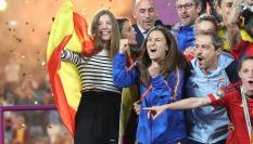 La infanta Sofía, en la final del Mundial de fútbol femenino.