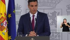 Pedro Sánchez, este martes.