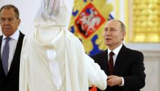 Putin y Lavrov reciben al embajador marroquí en una imagen de archivo