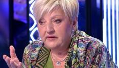 Carmen Balfagón en el plató de 'La última noche', de Telecinco.