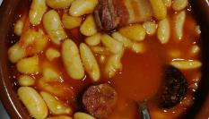 Plato de fabada.