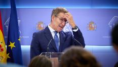 El líder del PP, Alberto Núñez Feijóo.