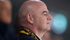 Gianni Infantino, Presidente de la FIFA, en la final del Mundial de Fútbol femenino que ganó  España.