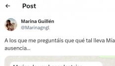 El tuit de @marinagngl