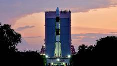 La sonda Aditya-L1 con el cohete Polar Satellite Launch Vehicle (PSLV)