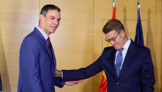 Pedro Sánchez y Alberto Núñez Feijóo.