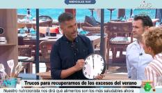 El nutricionista Pablo Ojeda en el programa de Más Vale Tarde hoy miércoles 6 de septiembre
