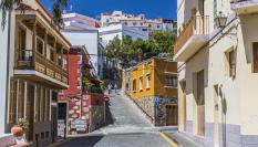 Calles de San Bartolomé de Tirajana (Las Palmas), en el que se ha vendido el primer premio
