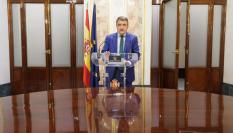 El portavoz del PNV en el Congreso de los Diputados, Aitor Esteban, el 17 de agosto de 2023.