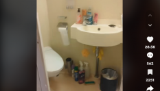 Captura del vídeo de tik tok.