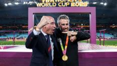 Luis Rubiales y Jorge Vilda, en una imagen de archivo de la celebración del Mundial de Fútbol femenino en Sídney.