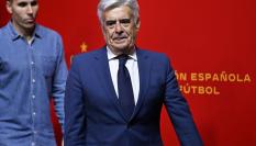 Pedro Rocha, actual presidente de la RFEF, en una imagen de archivo.