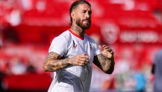 Sergio Ramos, durante un encuentro entre el Sevilla y Las Palmas el 17 de septiembre de 2023.