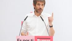 El portavoz de Sumar, Ernest Urtasun, en una imagen de archivo.