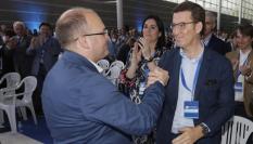 Foto de archivo de Alberto Núñez Feijóo y Miguel Tellado