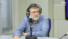 Mario Tascón, durante una entrevista en 'Código de barras' en la Cadena SER.
