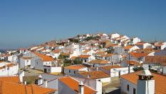 Vista general de Barrancos, en Portugal