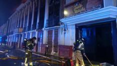 El incendio en una discoteca de Murcia