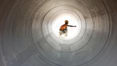 Imagen de archivo de una tubería.