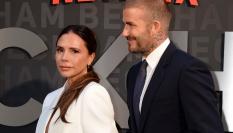 Victoria y David Beckham, en el estreno de su documental de Netflix en Londres el 3 de octubre de 2023.