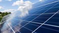 Estructura de paneles solares.