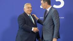 Pedro Sánchez recibe al líder húngaro, Viktor Orbán