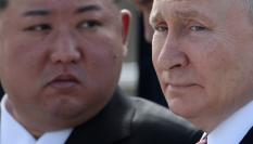 Kim Jong-un y Putin, en una imagen de archivo.