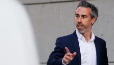 El exseleccionador de fútbol femenino Jorge Vilda a su llegada este martes este martes a la Audiencia Nacional en Madrid para declarar ante el juez como imputados por las presuntas coacciones a la jugadora Jenni Hermoso y su entorno para que dijera que el beso de Luis Rubiales fue consentido.