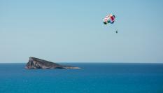 Panorámica de la isla de Benidorm.