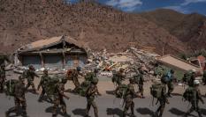 El Ejército marroquí participa en el operativo de rescate en el terremoto que dejó 3.000 muertos en Marruecos.