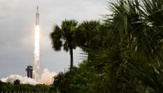 Despegue de la nave espacial en la misión 'Psiche'