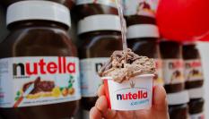 Helado de la marca Nutella.