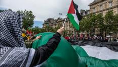 Manifestaciones a favor del pueblo palestino en París