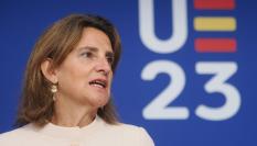 Teresa Ribera, en un acto comunitario reciente