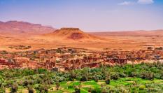 Vista de una villa en el norte de Marruecos, en una imagen de archivo.