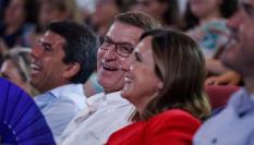 Foto de archivo de María José Catalá con Alberto Núñez Feijóo.