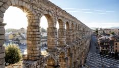 Acueducto romano de Segovia en una imagen de archivo.