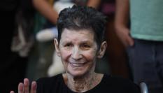 Yocheved Lifschitz, israelí de 85 años tomada como rehén por Hamás y posteriormente liberada.