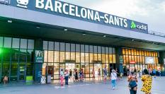 Imagen de archivo de la Estación de Sants (Barcelona).