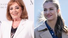 Carmen Maura y la princesa Leonor