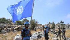 Foto de archivo de un soldado de la ONU.