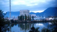 Vista de la central nuclear de Santa María de Garoña.