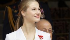 Leonor, princesa de Asturias, en la jura de la Constitución el 31 de octubre de 2023.