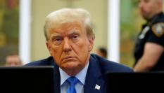 Donald Trump, antes de su declaración