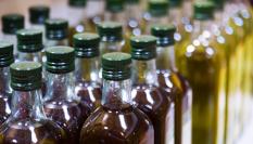 Botellas de aceite de oliva.