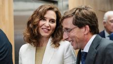 La presidenta de la Comunidad de Madrid, Isabel Díaz Ayuso, and the Mayor of Madrid, Jose Luis Martínez-Almeida, en una imagen de archivo.