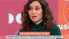 La presidenta de la Comunidad de Madrid, Isabel Díaz Ayuso.