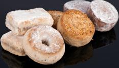 Distintos tipos de polvorón.