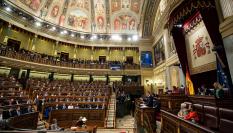 Imagen de archivo de la sesión de investidura de Pedro Sánchez en el Congreso.